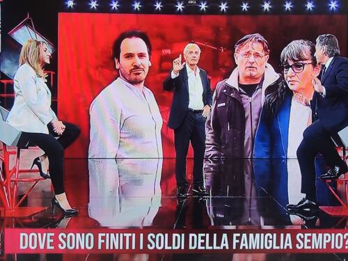 Garlasco, colpo di scena da Giletti: De Rensis si alza e se ne va. Il motivo