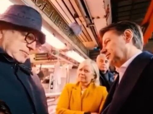 Anziano al mercato rimprovera Conte sul reddito di cittadinanza, Salvini rilancia il video