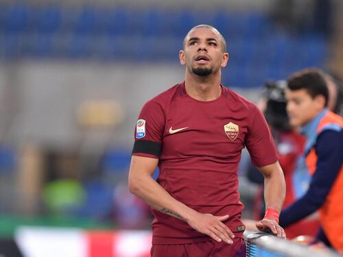 Roma, Bruno Peres si ferma Verso la panchina contro il Milan