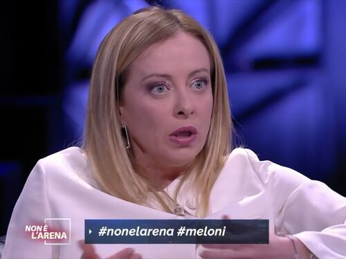 Un tecnico a Palazzo Chigi è un problema, la stoccata di Meloni a Draghi