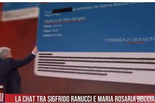 Giletti mostra le chat tra Ranucci e Boccia: la pseudo lobby gay e gli attacchi a Cerno e altri