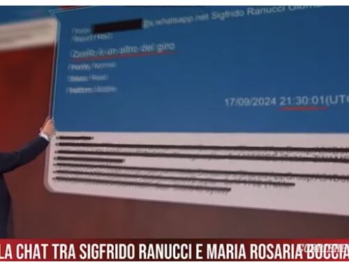Giletti mostra le chat tra Ranucci e Boccia: la pseudo lobby gay e gli attacchi a Cerno e altri