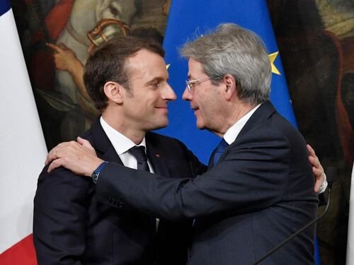 Macron elogia Gentiloni, asse Italia-Francia