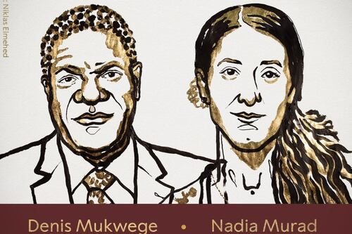 Nobel per la Pace a Mukwege e Murad, attivisti contro gli stupri di guerra