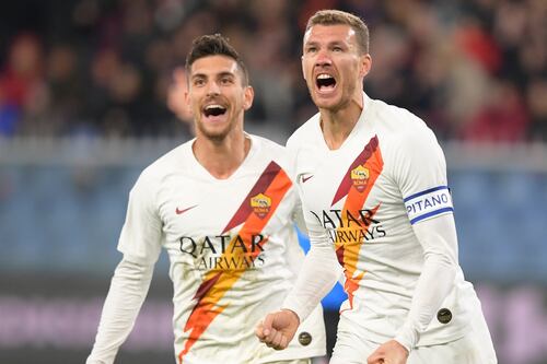 Tris al Genoa, la Roma fuori casa vola