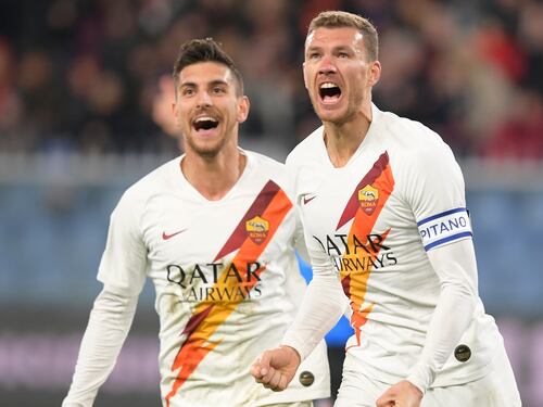 Tris al Genoa, la Roma fuori casa vola