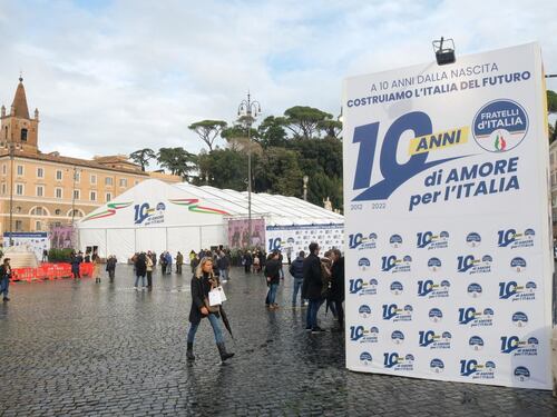 Fratelli d'Italia compie dieci anni. A piazza del Popolo la festa che celebra il futuro