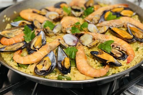 Un po' di Spagna in tavola con la paella de marisco