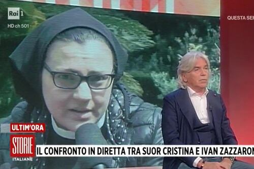 Ancora critiche, e Suor Cristina le canta a Zazzaroni