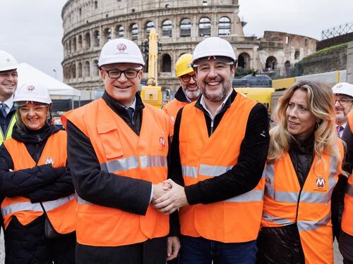 Quando sarà completata la Metro C, Salvini mette il turbo: "Ora acceleriamo"