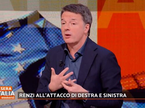 Stasera Italia, Renzi e la stoccata a Meloni: "Così non fa neanche lo stesso inizio"