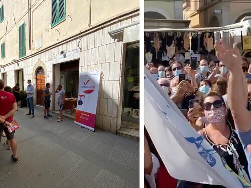 Folla per Matteo Salvini, deserto per Renzi. In Toscana è cambiato il vento