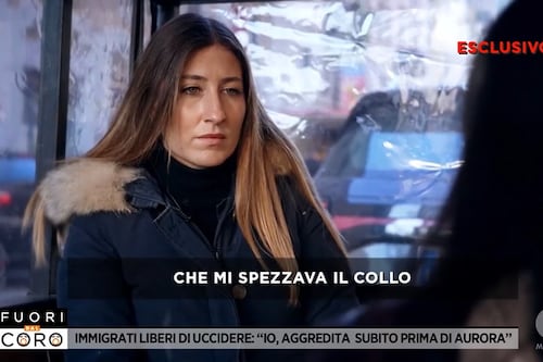 Fuori dal coro, il racconto choc: "Io aggredita poco prima di Aurora"