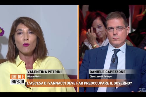 Dritto e rovescio, Capezzone silenzia Petrini su tutta la linea: “Ranucci? Mutismo e ipocrisia”