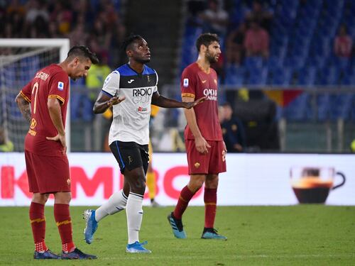 Prima sconfitta stagionale per la Roma L'Atalanta passa all'Olimpico