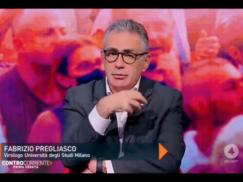 Controcorrente, Fabrizio Pregliasco e la profezia per il Natale: bambini serbatoio della pandemia, vaccino necessario
