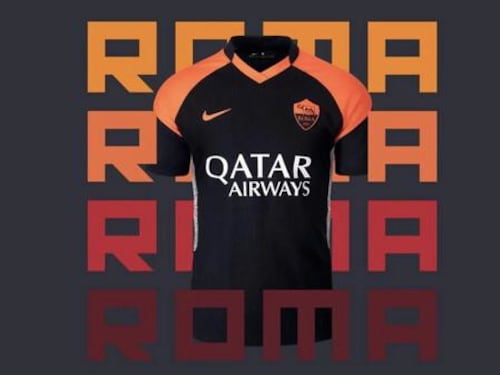 Presentata la terza maglia della Roma