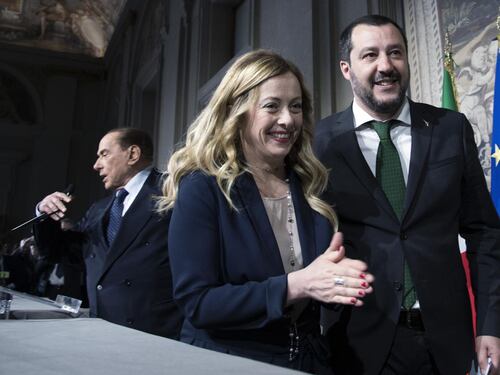 La Meloni supera Berlusconi: choc nel centrodestra