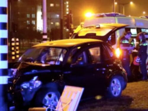 Pauroso incidente d'auto per Aguero