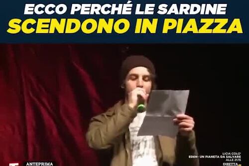 Giorgia Meloni frigge le Sardine: il loro ideale? Non rompersi i c...