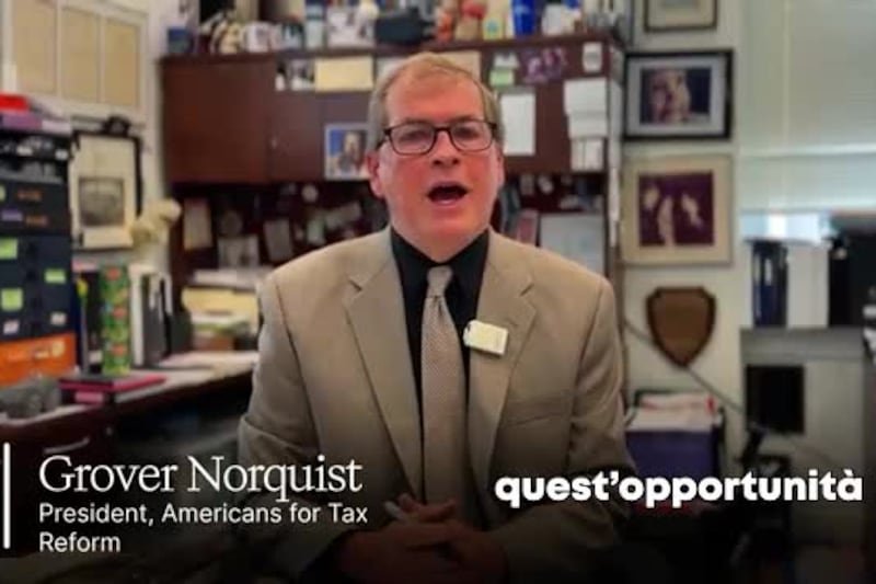 Grover Norquist, l'attivista e politico anti-tasse alla Festa de Il Tempo